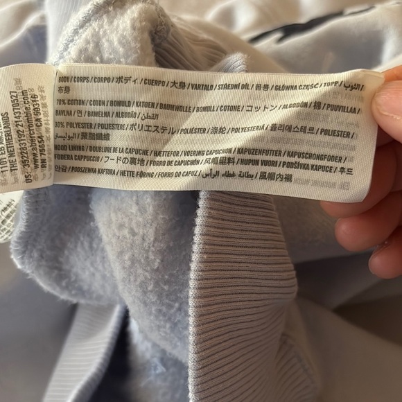 Gently Loved Unisex Embroidered Hoodie by Hollister - Picture 8 of 8